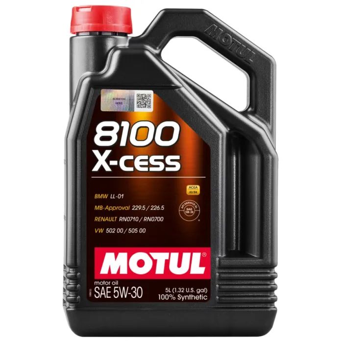 Моторное масло MOTUL 8100 X-cess SAE 5W-30 5л