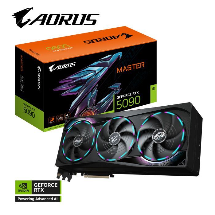 Відеокарта GIGABYTE GeForce RTX5090 32GB MASTER (GV-N5090AORUS M-32GD) зображення 11
