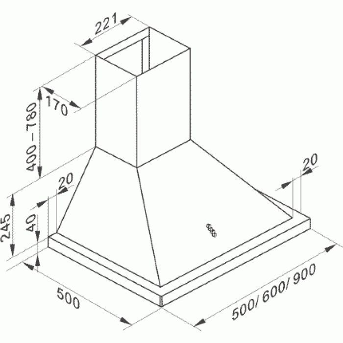 Витяжка кухонна Kaiser A 9416 WBE Eco зображення 7