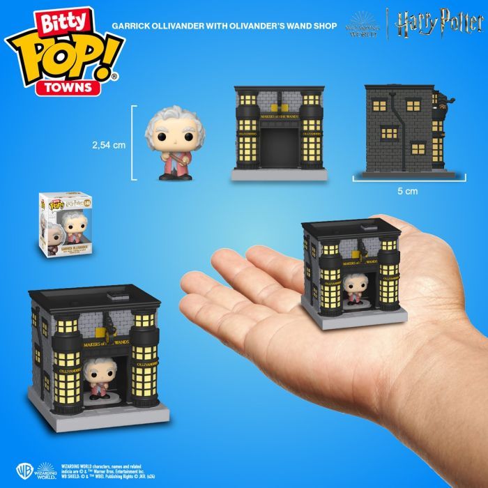 Фігурка Funko Pop набір Bitty Pop! Town серії Гаррі Поттер - Олівандер і крамниця чарівних паличок (83627) зображення 3