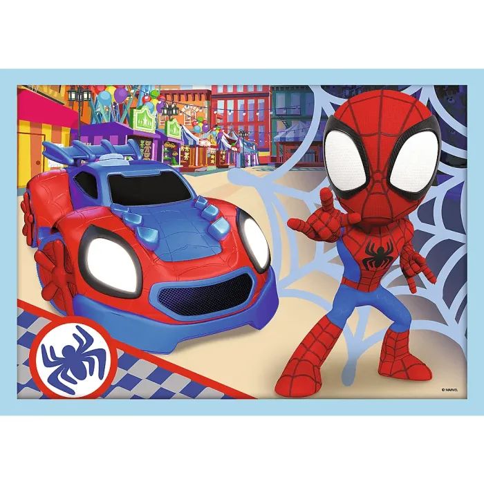 Пазл Trefl Spiderman Команда Спайда 4 in 1 (12, 15, 20, 24) элемента (5900511346114) изображение 2