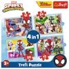 Пазл Trefl Spiderman Команда Спайда 4 in 1 (12, 15, 20, 24) элемента (5900511346114) изображение 6