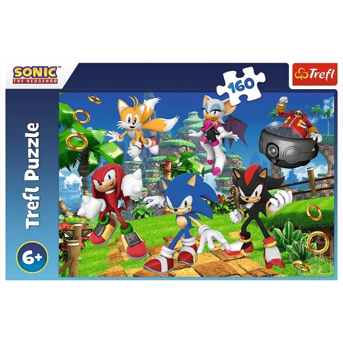 Пазл Trefl Sonic Соник и друзья 160 элементов (5900511154214) изображение 3