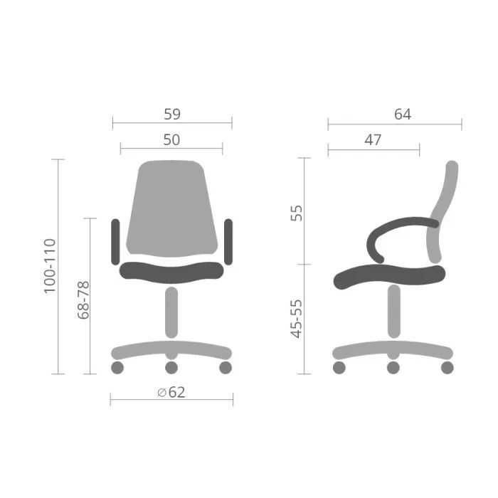 Офисное кресло Аклас ST35 TILT Черный (PU Black) (00158139) изображение 12