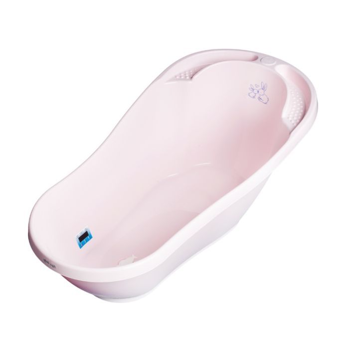 Ванночка Tega Baby Bunny зі зливом 92 см powder pink (KR-011-104)