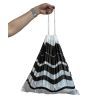 Пакеты для мусора Добра Господарочка Black&White С затяжками 35 л 20 шт. (4820086523363) изображение 3