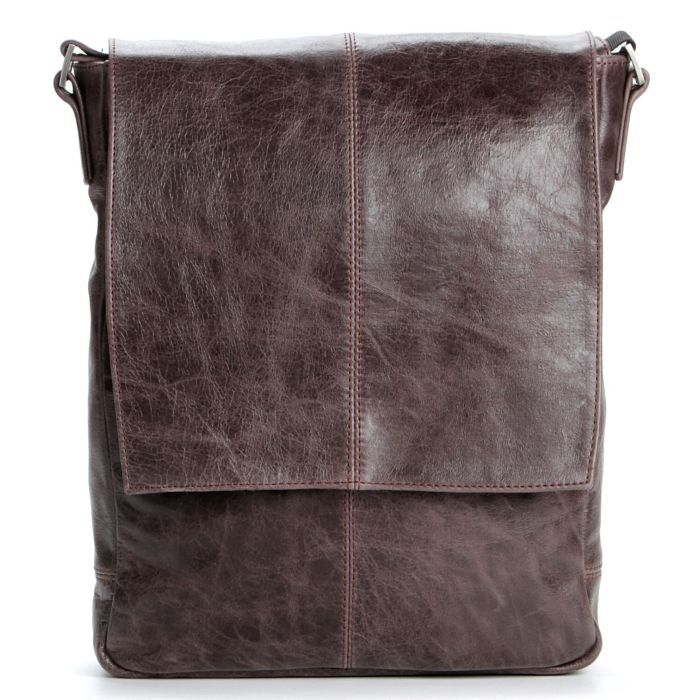 Сумка Shvigel Кожаная Коричневая (00796) изображение 2