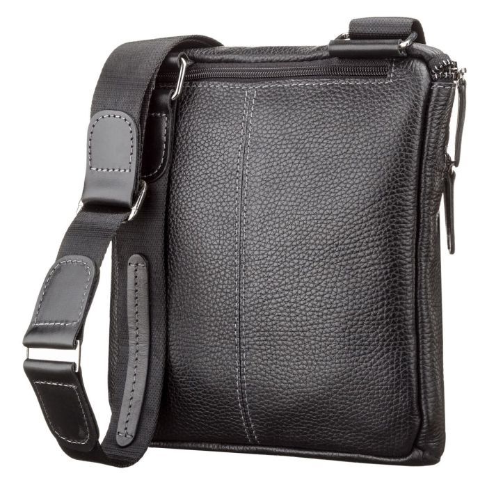 Сумка Shvigel Кожаная Черная (11102) изображение 2