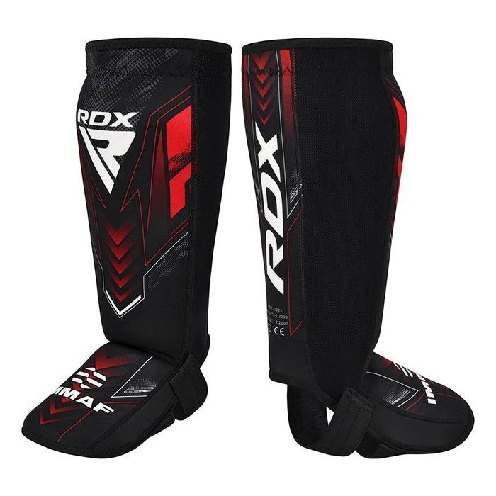 Захист гомілки і стопи RDX Neoprene Shin Instep IMMAF-1-Red L (SGN-IMF-1R-L) зображення 2