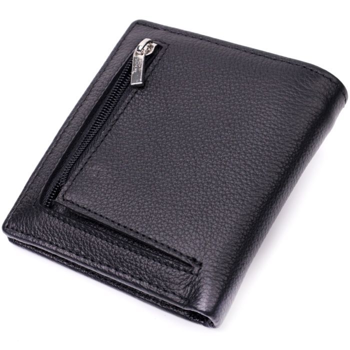 Гаманець ST Leather З натуральної шкіри Чорний (19466) зображення 2