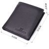 Гаманець ST Leather З натуральної шкіри Чорний (19466) зображення 3
