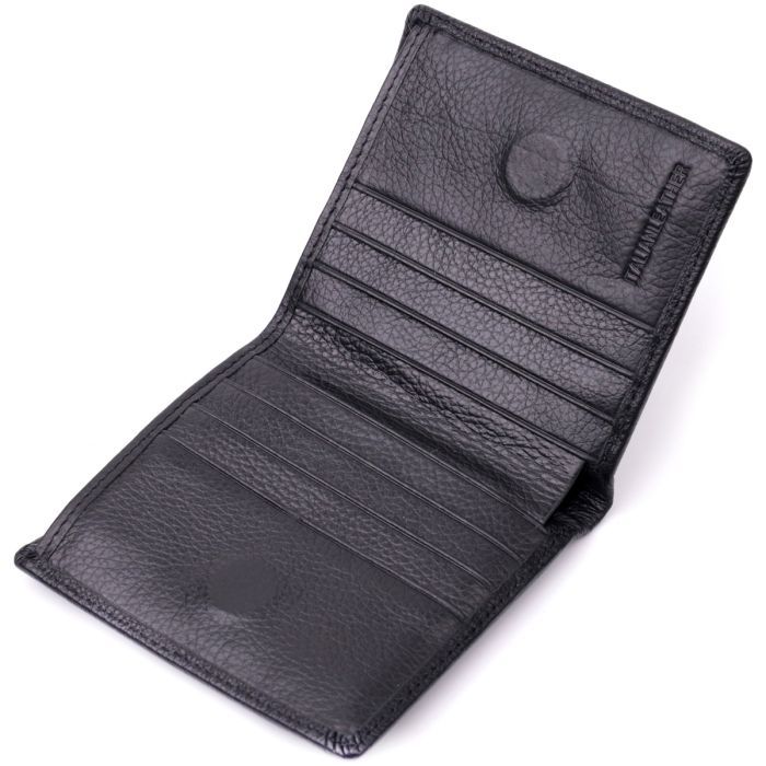 Гаманець ST Leather З натуральної шкіри Чорний (19466) зображення 5