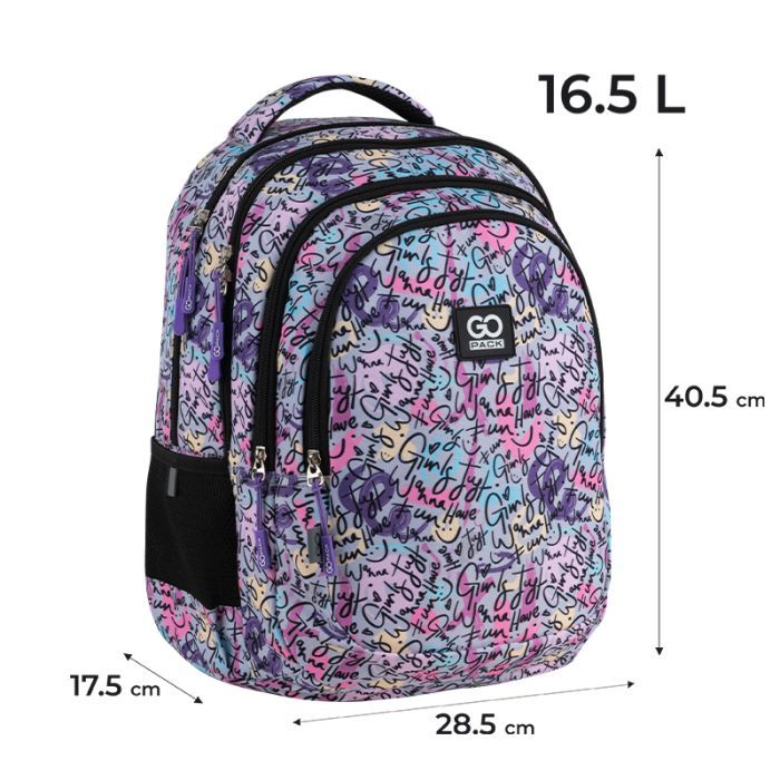 Рюкзак шкільний GoPack Teens 162M-1 (GO25-162M-1) зображення 2