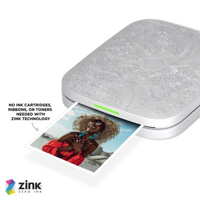 Фотобумага HP Zink для Sprocket 3.5"x4.25", glossy, self-adhesive, 50sh (HPIZ3X450) изображение 5