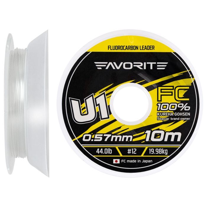 Флюорокарбон Favorite U1 FC 10m 3.5/0.31mm 14.1lb/6.38kg (1693.11.82)