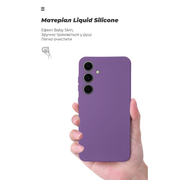 Чехол для мобильного телефона Armorstandart ICON Samsung S24 FE Camera cover Violet (ARM86384) изображение 7