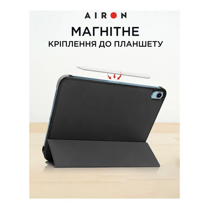 Чехол для планшета AirOn Premium iPad 10.9 10th 2022 + film Black (4822352781146) изображение 8