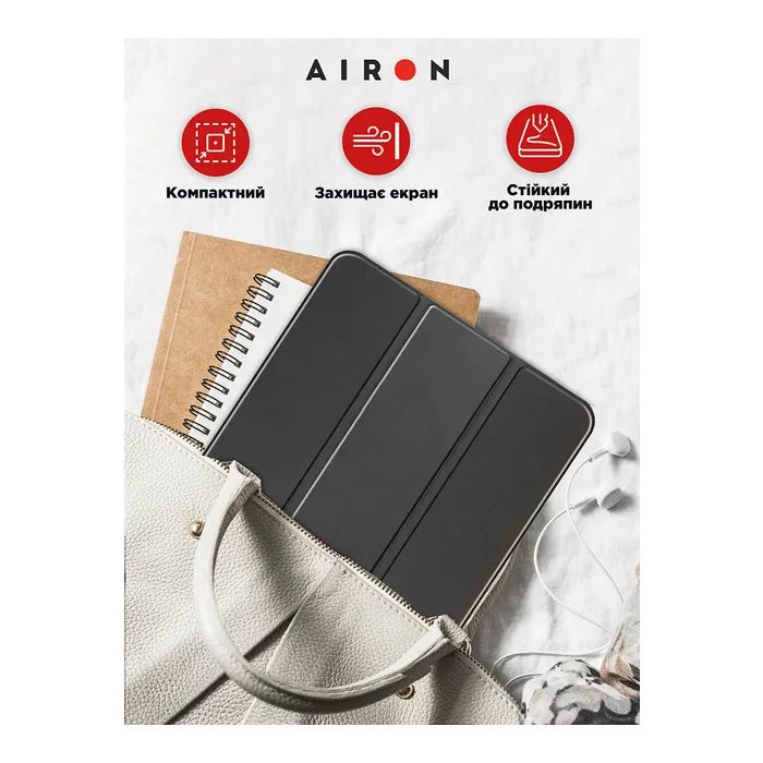 Чехол для планшета AirOn Premium iPad 10.9 10th 2022 + film Black (4822352781146) изображение 9