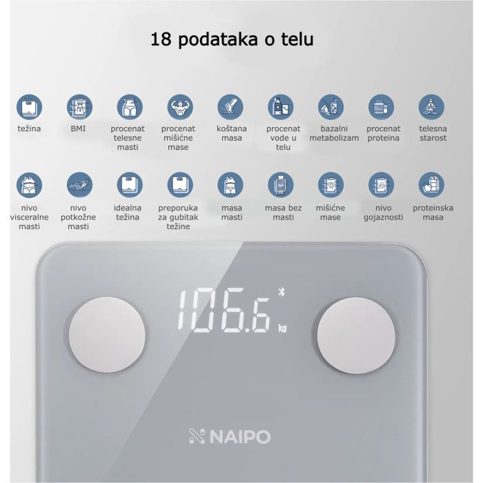 Весы напольные NAIPO NP-BS01 изображение 5