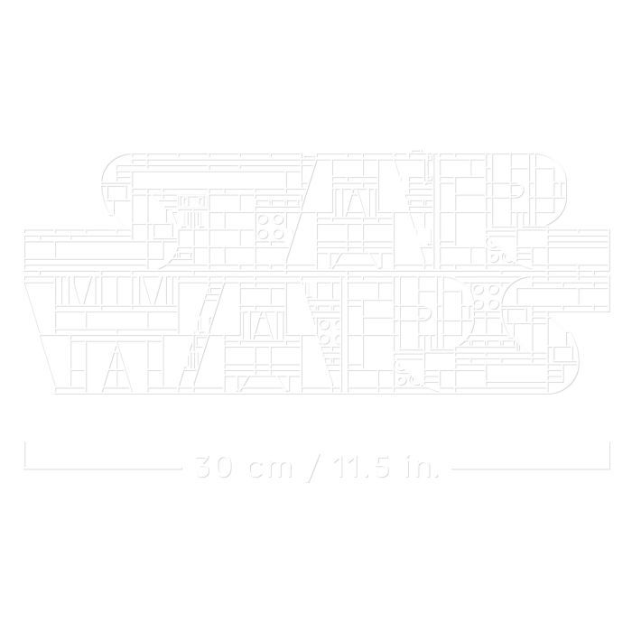 Конструктор LEGO Star Wars Логотип з кубиків Зоряні війни (75407) зображення 4
