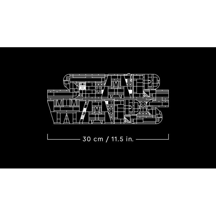 Конструктор LEGO Star Wars Логотип з кубиків Зоряні війни (75407) зображення 5