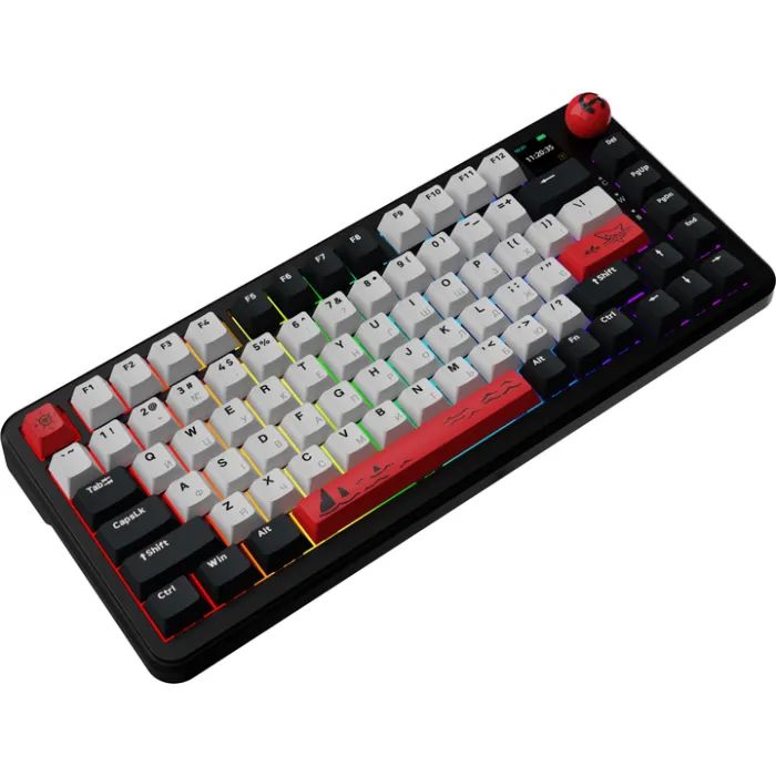Клавиатура Ajazz AK820 MAX Avocado Switch Black RGB USB/Wireless/Bluetooth UA Black (AK820MAX-AS-BG) изображение 5