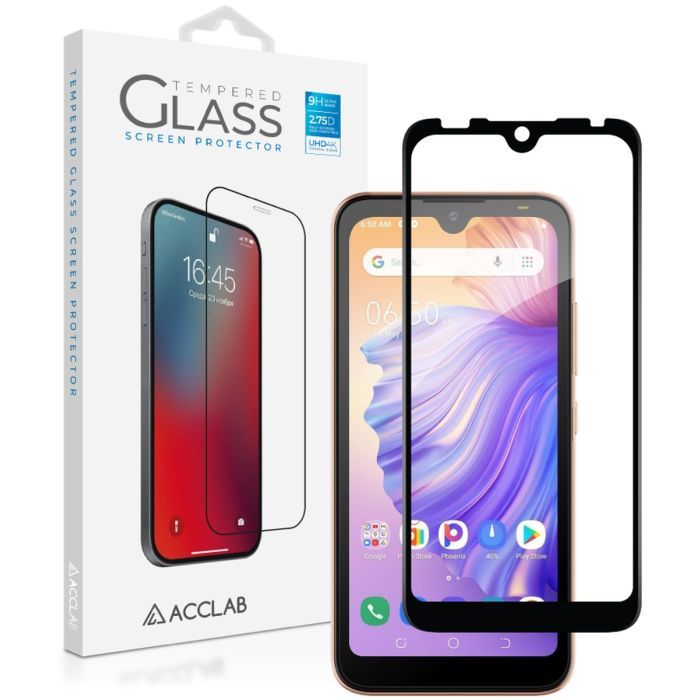 Скло захисне ACCLAB Full Glue Tecno Pop 5 Go Black (1283126573347)