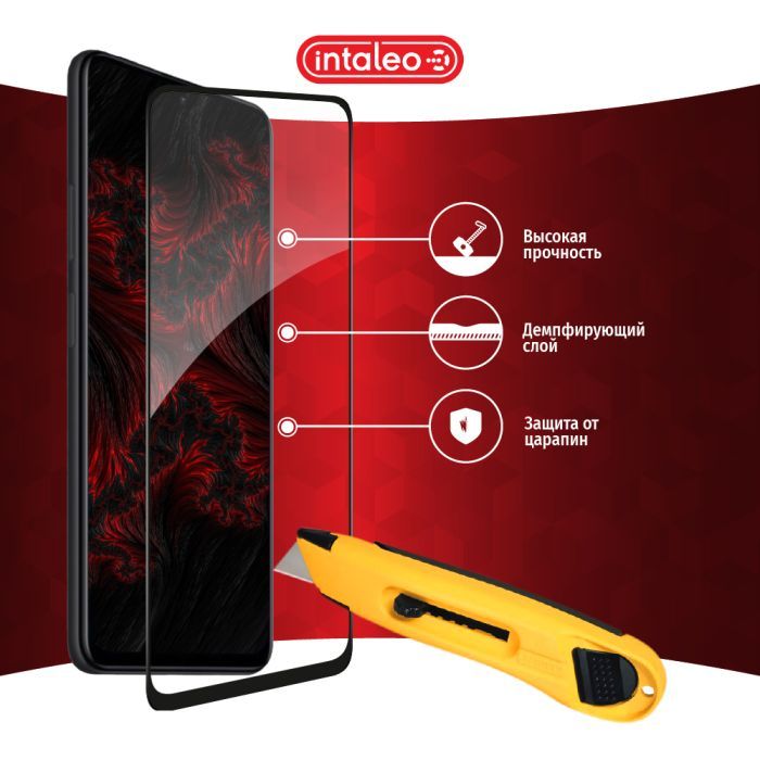 Скло захисне Intaleo Full Glue Xiaomi Redmi Note 11 5G Black (1283126522802) зображення 5