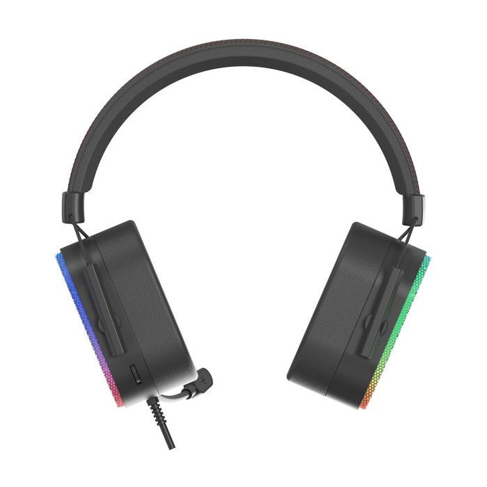 Наушники Xtrike ME GH-606 XBOX/PS/PC USB+3.5 мм RGB Black (GH-606) изображение 3
