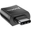 Переходник UA17 USB-C M to USB F USB3.0 Black HOCO (6931474762016) изображение 2