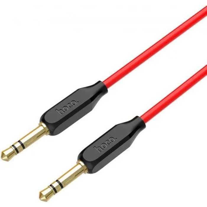 Кабель мультимедийный 3.5mm M to 3.5mm M 1.0m UPA11 Black HOCO (6957531079293) изображение 4