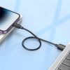 Дата кабель USB 2.0 AM to Lightning 0.25m Hyper X96 black HOCO (6942007609388) изображение 5
