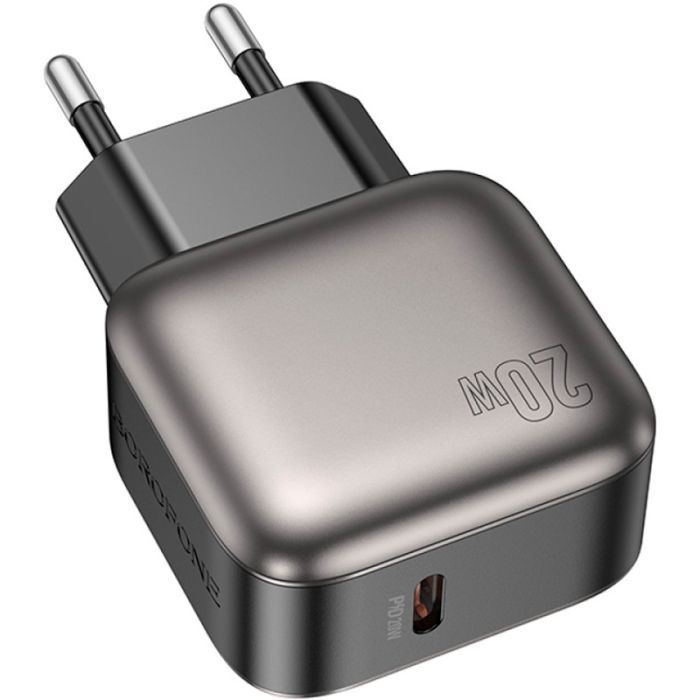 Зарядний пристрій BOROFONE BAS53A Absolute USB-C PD20W Black (6941991116179) зображення 3