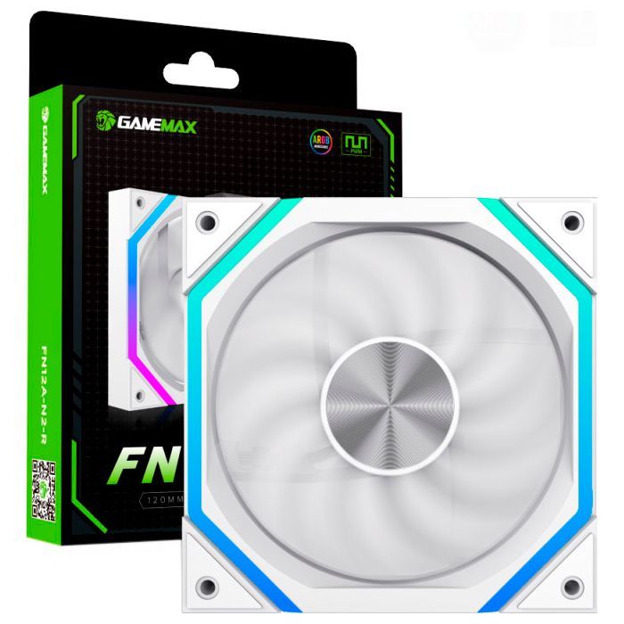 Кулер для корпуса Gamemax FN12A-N2-W изображение 6