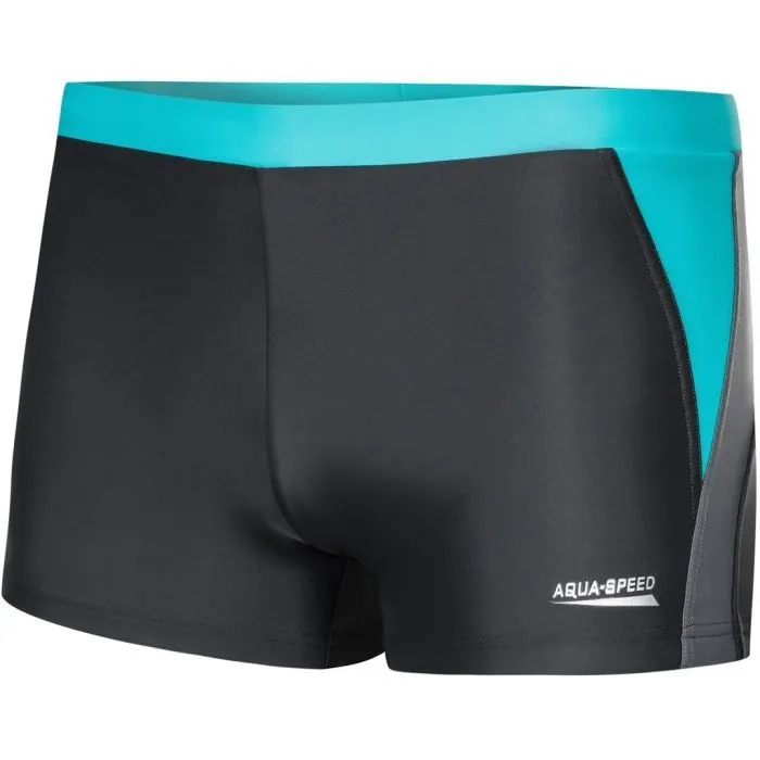 Плавки Aqua Speed Dario 346-32 темно-сірий, бірюзовий 3XL (5908217662514)