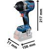 Гайковерт Bosch GDS 18V-750C 18V, до 3000об/хв, 270/380/750Нм, квадрат 1/2", 1.7кг (без АКБ та ЗП) (0.601.9L9.000) зображення 2