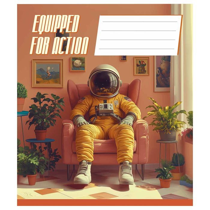 Тетрадь Школярик Equipped for action 36 листов линия (036-3519L)