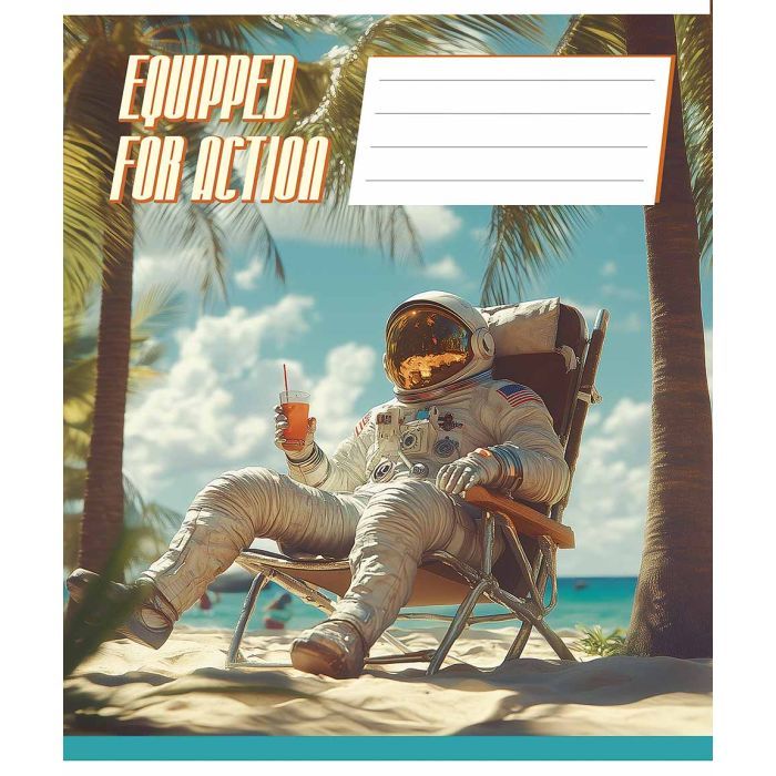 Тетрадь Школярик Equipped for action 36 листов линия (036-3519L) изображение 2