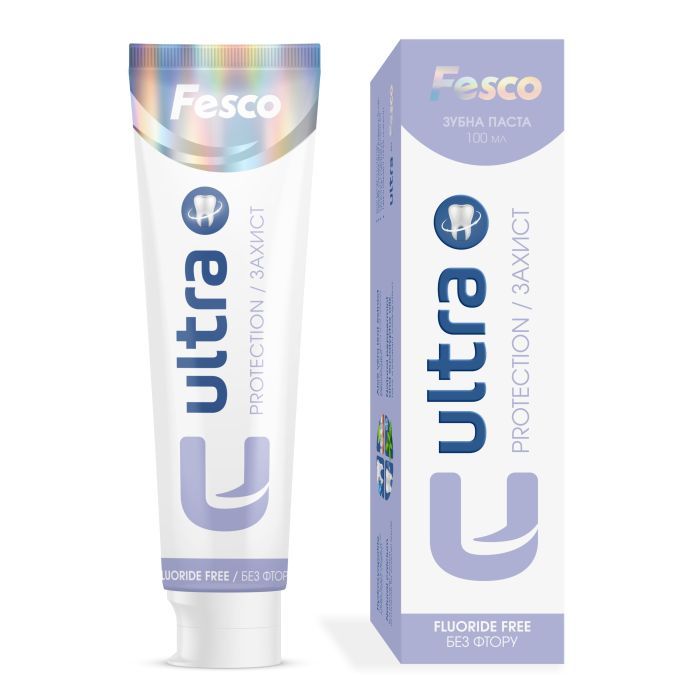 Зубна паста Fesco Ultra Protection Комплексний захист 100 мл (4820204701956) зображення 2