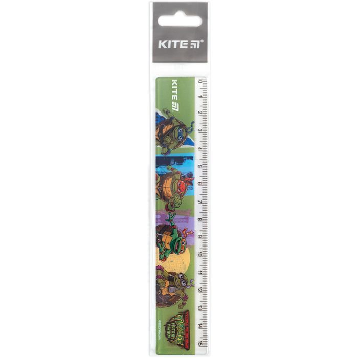 Линейка Kite Ninja Turtles, 15 см (NT25-090) изображение 2