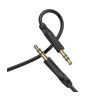 Кабель мультимедійний 3.5mm M to 3.5mm M 1.0m black BOROFONE (BL16/JB) зображення 3