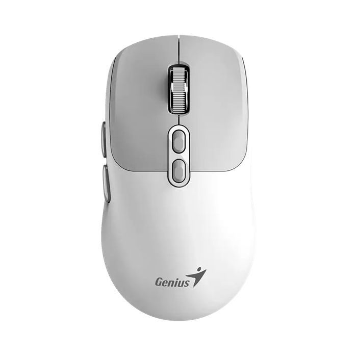 Мишка Genius NX-8080S Wireless/Bluetooth White/Grey (31030042401)