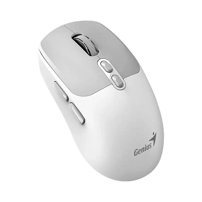 Мишка Genius NX-8080S Wireless/Bluetooth White/Grey (31030042401) зображення 3