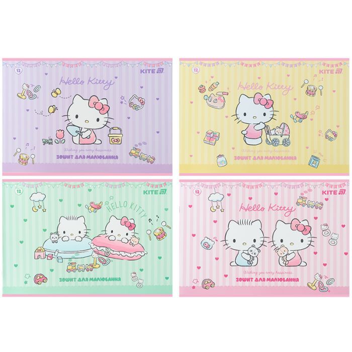 Альбом для рисования Kite Hello Kitty, 12 листов (HK25-241-1)