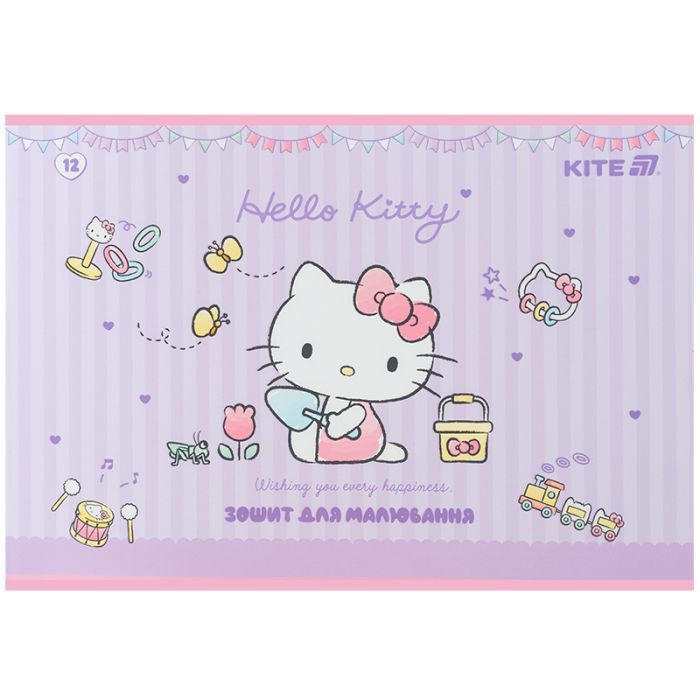 Альбом для рисования Kite Hello Kitty, 12 листов (HK25-241-1) изображение 3