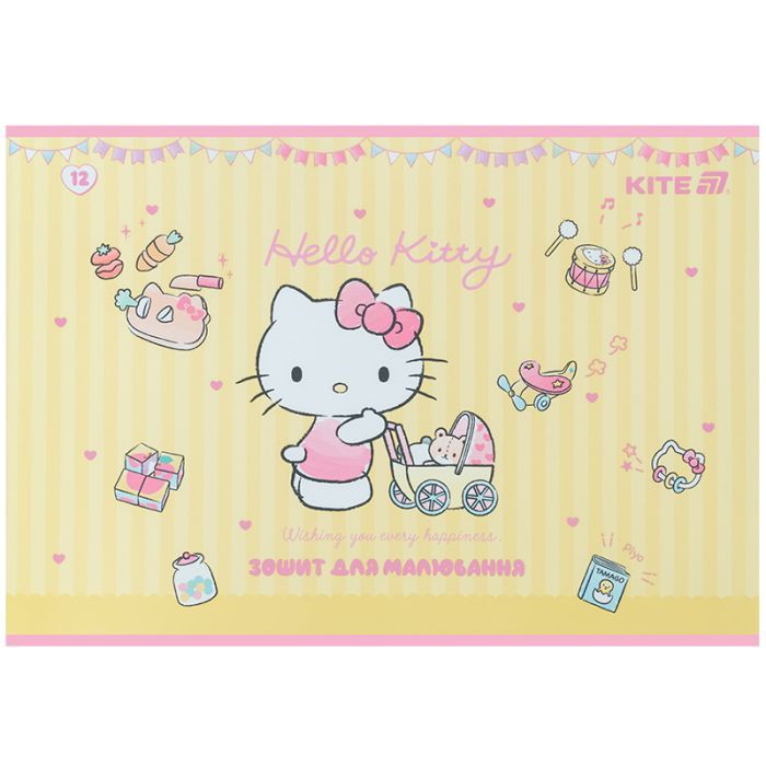 Альбом для рисования Kite Hello Kitty, 12 листов (HK25-241-1) изображение 5