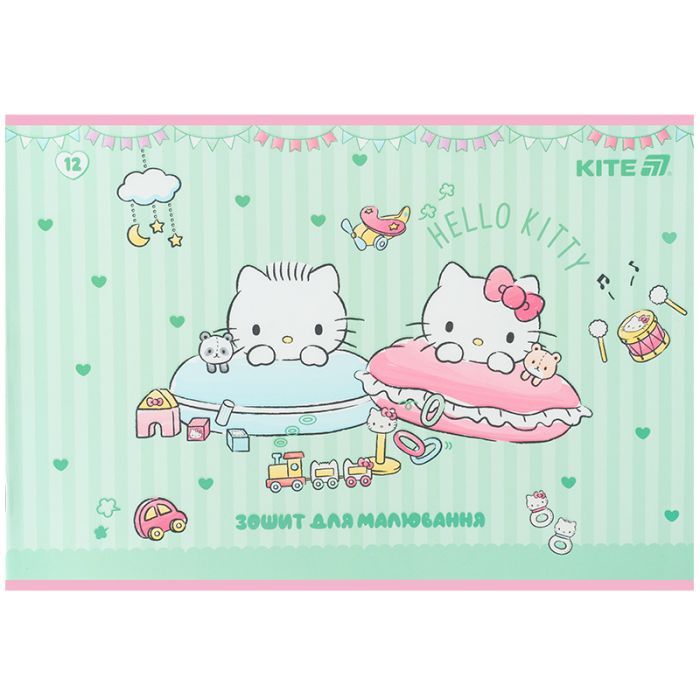 Альбом для рисования Kite Hello Kitty, 12 листов (HK25-241-1) изображение 7