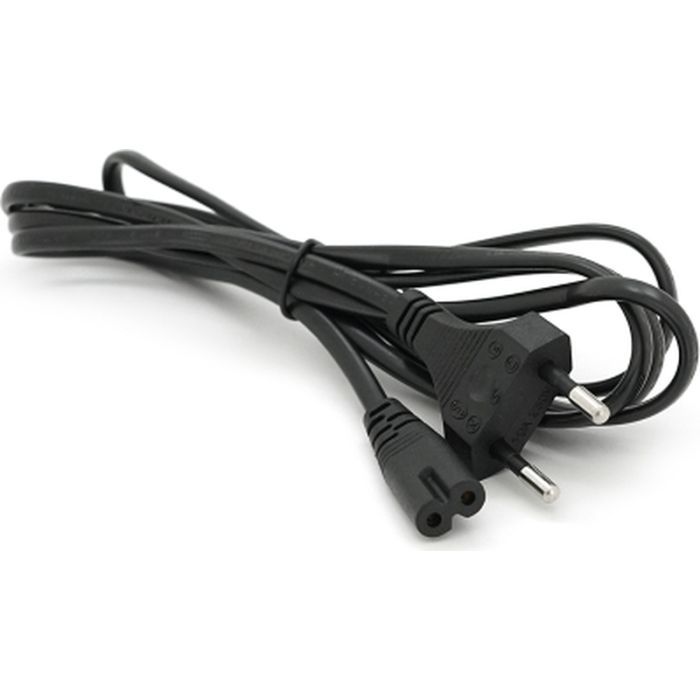 Кабель питания C7 1.8m 0.5mm2 black Voltronic (PC-184/2 CEE7/16-C7-CCA18)