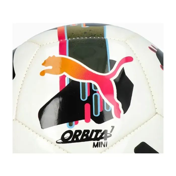 Мяч футбольный Puma Orbita 7 MS Mini 084336-01 білий, чорний, помаранчевий 1 (4067981495184) изображение 3