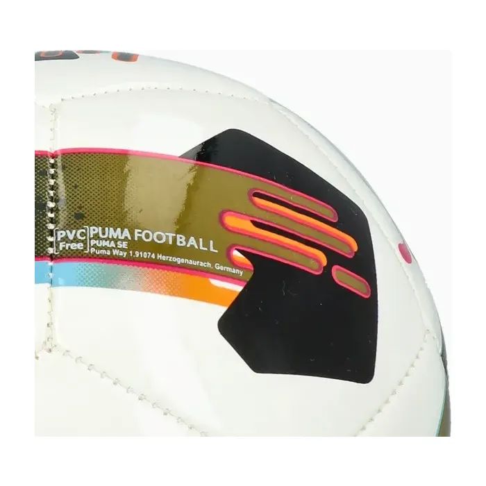 Мяч футбольный Puma Orbita 7 MS Mini 084336-01 білий, чорний, помаранчевий 1 (4067981495184) изображение 5